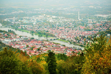 Cityscape of Heidelberg Germany
