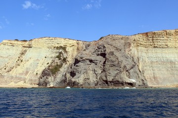 Fototapeta premium Die Küstenlandschaft der Algarve in Portugal, Ponta da Piedade