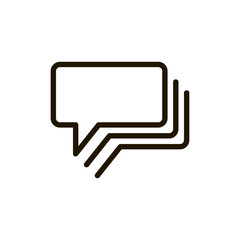 Naklejka premium Flat line icon