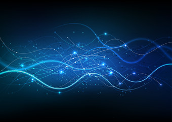 vector background abstract technology communication data Science