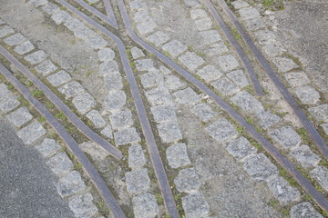 Fototapeta premium Railway Track at Llangollen, Wales