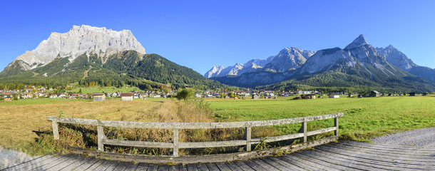 imposante Bergwelt bei Ehrwald in Tirol