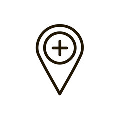 Obraz premium Flat line icon