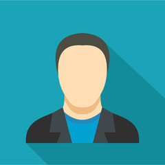 Man avatar icon vector flat