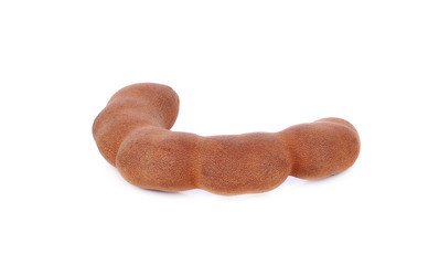 Tamarind on white background