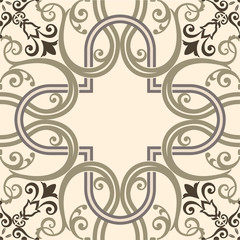 Islamic pattern. Arabic geometric pattern, east ornament, indian ornament, persian motif. Texture can be used for wallpaper, ceramic tiles, pattern fills, web page background.   