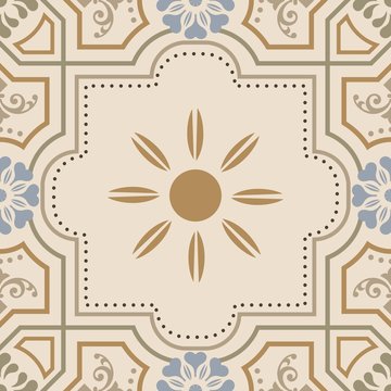 Islamic Pattern. Arabic Geometric Pattern, East Ornament, Indian Ornament, Persian Motif. Texture Can Be Used For Wallpaper, Ceramic Tiles, Pattern Fills, Web Page Background.   