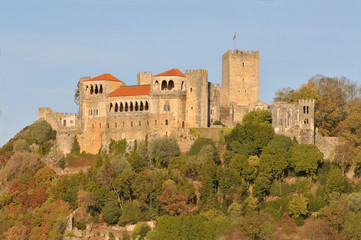Fototapeta na wymiar Medieval castle of Leiria in Leiria city, Portugal 