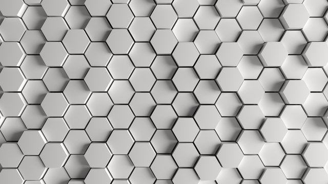 Green honeycomb Hexagon