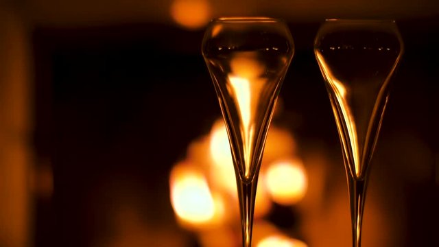 champagne au coin du feu