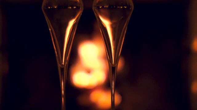 champagne au coin du feu