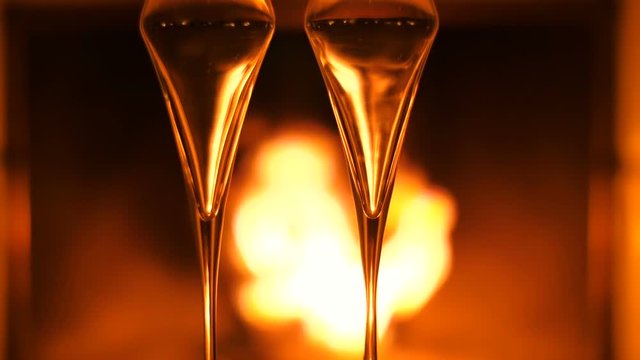 champagne au coin du feu