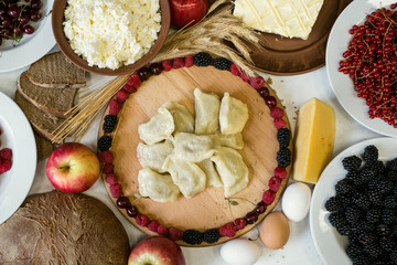 Serving culinary calcium kitchen countryside handmade farming food eco background