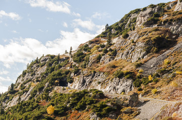 Susten, Sustenpass, Passstrasse, Haslital, Innertkirche, Berner Oberland, Bergstrasse, Bergpass, Tunnel, Herbst, Alpen, Schweiz