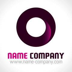 logo entreprise business concept créativité violet