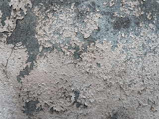 The texture of the wall, painted in different colors.