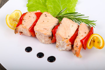 Salmon Skewer