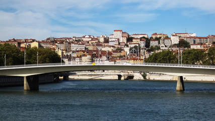Fototapeta na wymiar Lyon in France