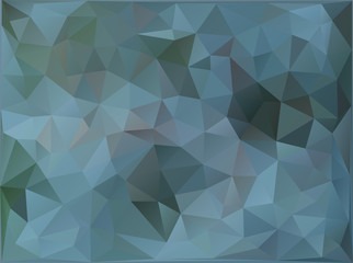 Obraz premium Abstract low poly background of triangles in green colors