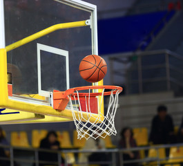 Basket and basketball