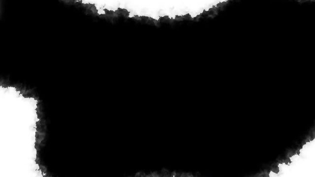 4k digital Ink bleed / Watercolour Matte / Compositing slow motion reveal