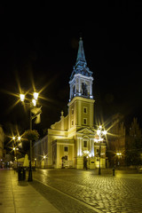 Fototapeta na wymiar Church of Holy Spirit in old town of Torun
