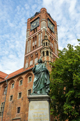 Monument to Copernicus. Poland, Torun