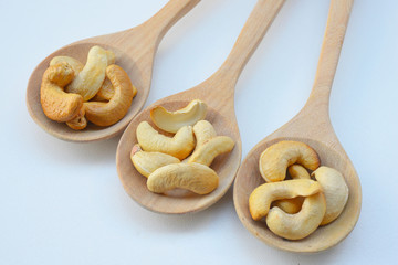 Roasted cashews. Organic roasted cashews
