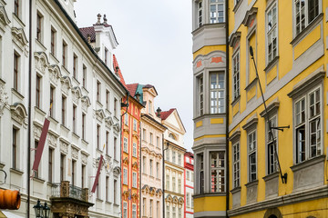 Obraz premium Old Town ancient architecture in Prague, Czech Republic