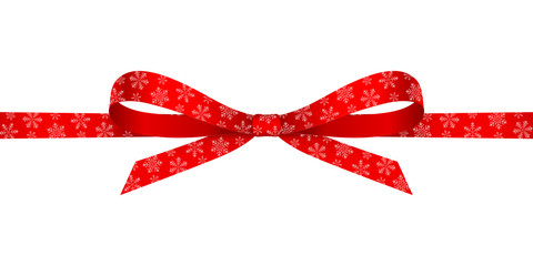 Christmas ribbon bow