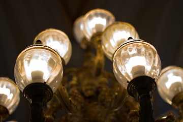 Old lights in a Spanish home