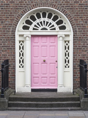 Fototapeta na wymiar GEORGIAN DOOR - DUBLIN, IRELAND