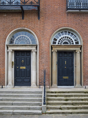 Fototapeta na wymiar GEORGIAN DOORS - DUBLIN, IRELAND