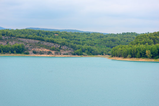 The sichar reservoir in Castellon, Valencia, Spain