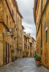 Obraz premium street in Pienza, Italy