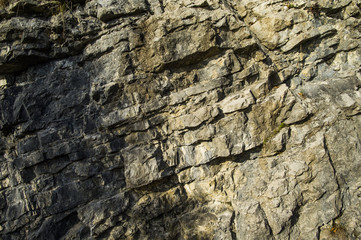 Gesteinsschichten am Jochberg
