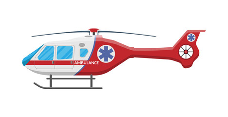 Ambulance helicopter Medical evacuation helicopter © absent84