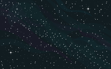 Space starry background © ikonstudio