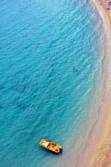 beach and sea of Tropea Calabria Italy