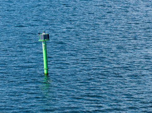 Navigational Aid or ATON outside Gdansk Poland