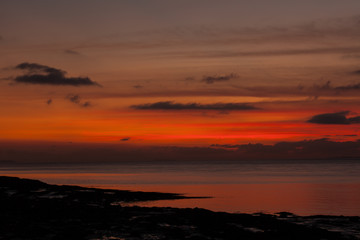 Fototapeta na wymiar ocean view sunset