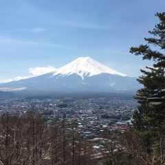 Fototapeta na wymiar Mont Fuji, Kawaguchiko, 