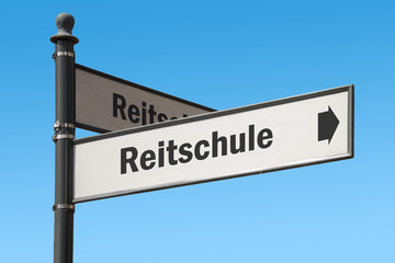 Schild 175 - Reitschule