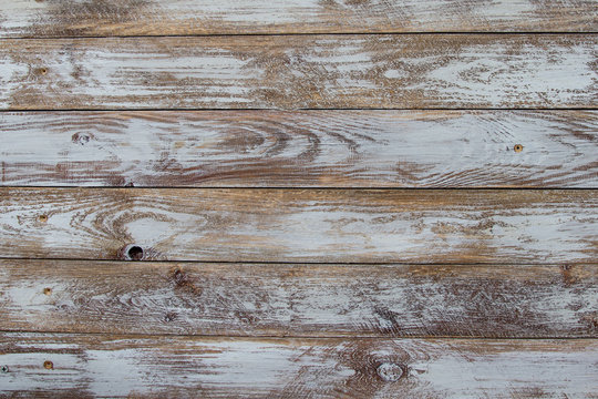 Background and texture of decorative old wood striped on surface wall