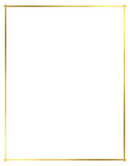 Vector, Gold Border for Christmas