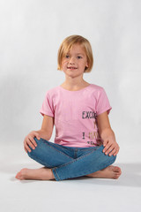 cheerful little girl