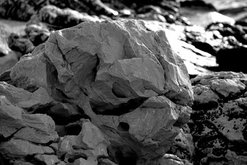 croatian seaside rock