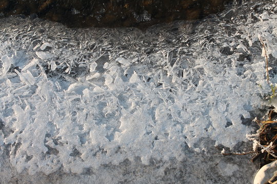 Eis am Fluss (Leitha)