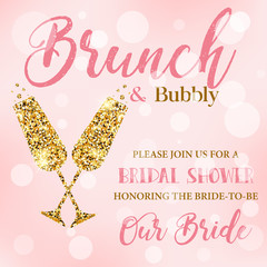 Brunch and Bubbly invitation