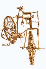 Wire art bicycle